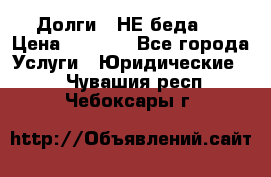 Долги - НЕ беда ! › Цена ­ 1 000 - Все города Услуги » Юридические   . Чувашия респ.,Чебоксары г.